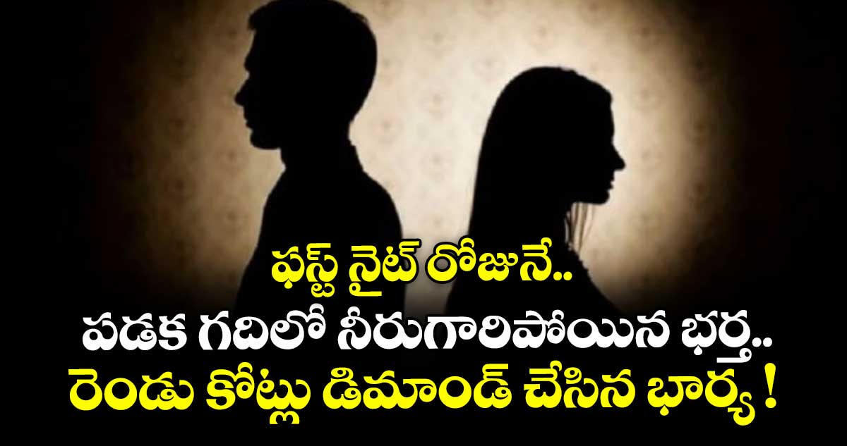 ఫస్ట్ నైట్ రోజునే పడక గదిలో నీరుగారిపోయిన భర్త.. రెండు కోట్లు డిమాండ్ చేసిన భార్య !