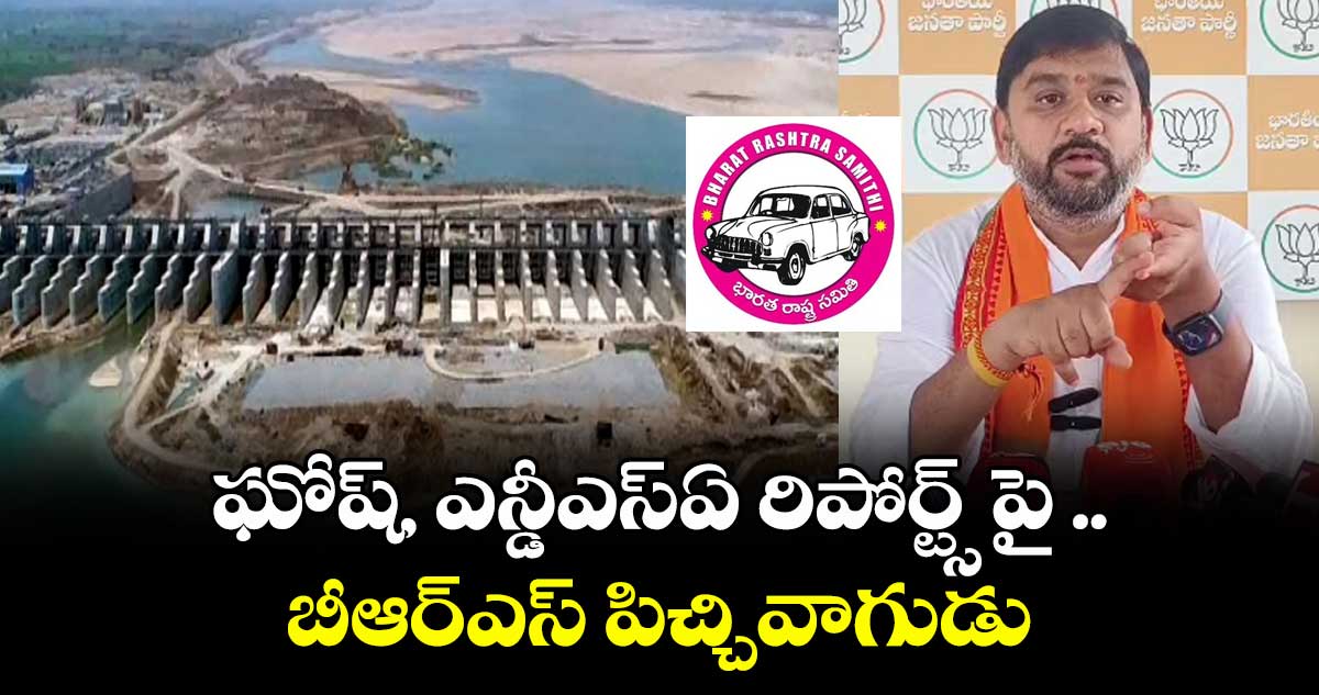 ఘోష్, ఎన్డీఎస్ఏ రిపోర్ట్స్ పై ..బీఆర్ఎస్ పిచ్చివాగుడు : ఎమ్మెల్యే హరీశ్ బాబు