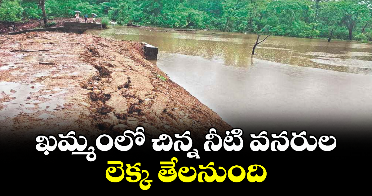 ఖమ్మంలో చిన్న నీటి వనరుల లెక్క తేలనుంది