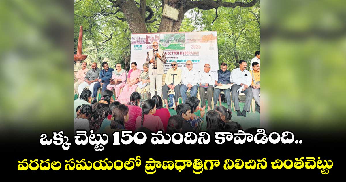 ఒక్క చెట్టు 150 మందిని కాపాడింది.. వరదల సమయంలో ప్రాణధాత్రిగా నిలిచిన చింతచెట్టు