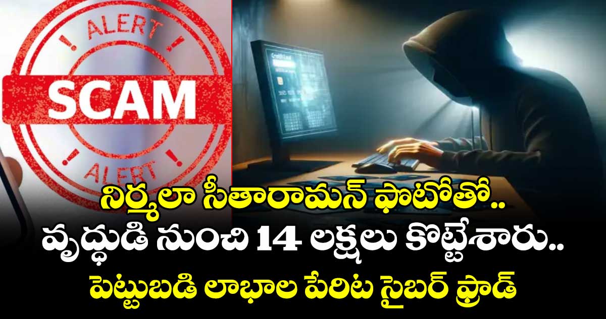 నిర్మలా సీతారామన్ ఫొటోతో.. వృద్ధుడి నుంచి 14 లక్షలు కొట్టేశారు.. పెట్టుబడి లాభాల పేరిట సైబర్ ఫ్రాడ్