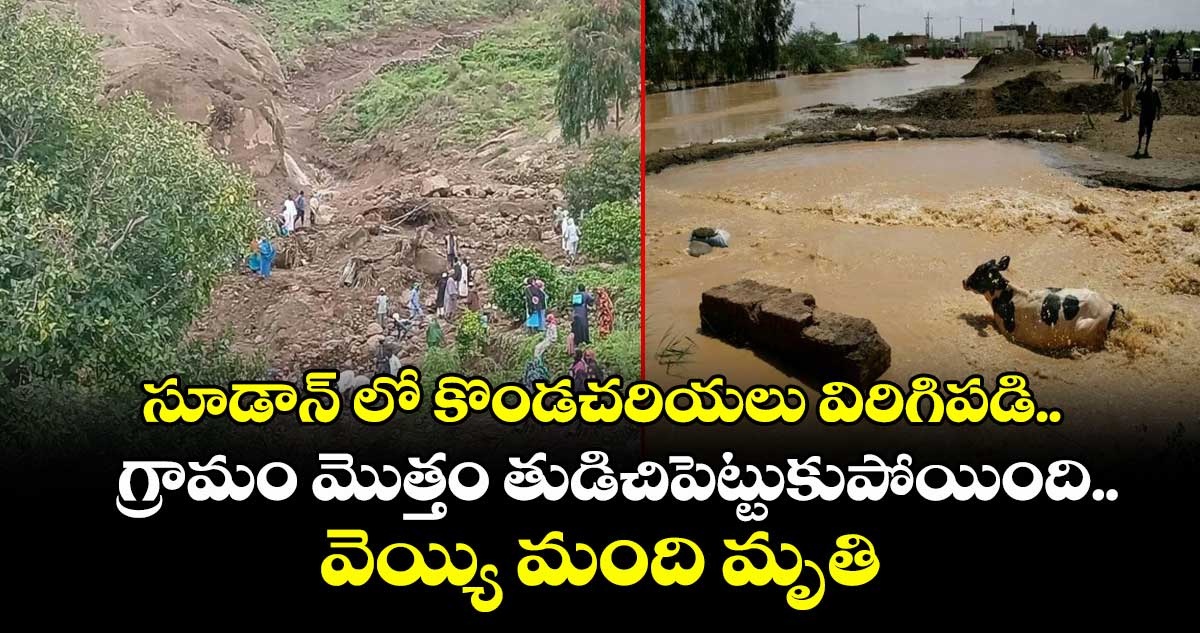 SudanLandslide: సూడాన్ లో కొండచరియలు విరిగిపడి..గ్రామం మొత్తం తుడిచిపెట్టుకుపోయింది.. వెయ్యి మంది మృతి