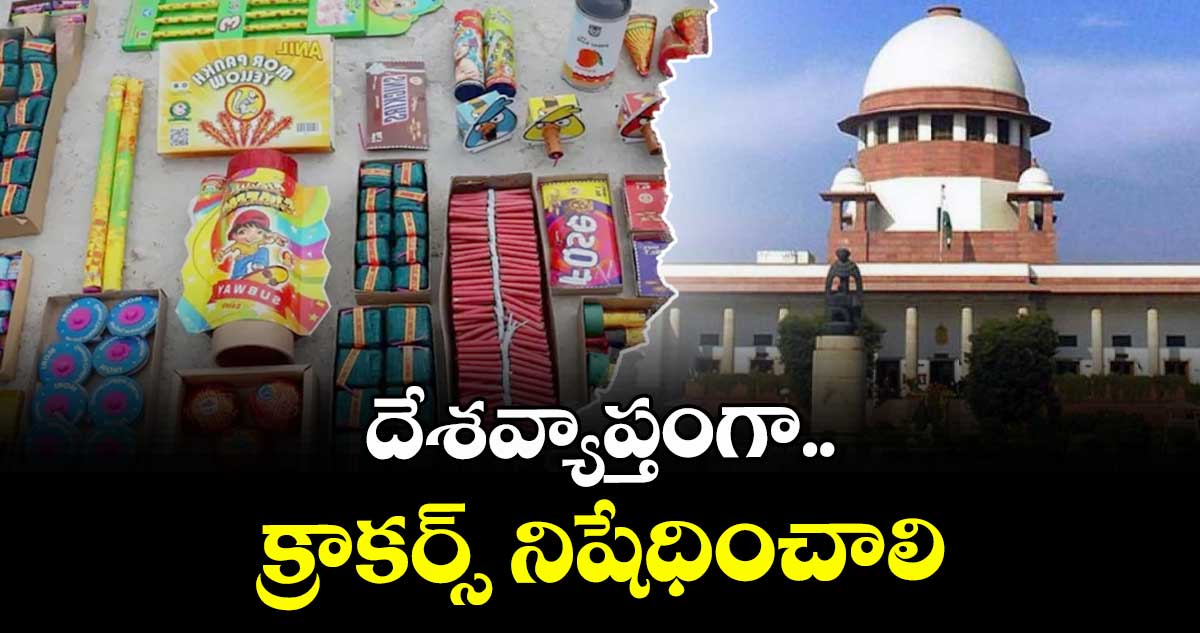 దేశవ్యాప్తంగా క్రాకర్స్ నిషేధించాలి: సుప్రీంకోర్టు  కీలకవ్యాఖ్యలు 