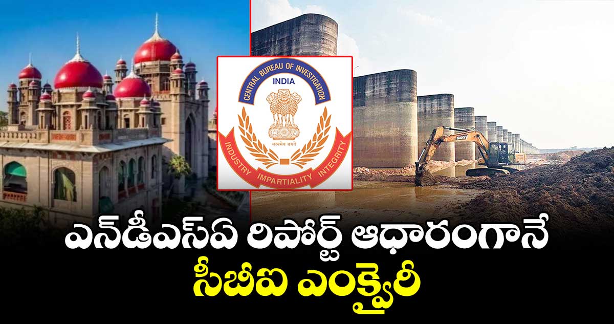 ఎన్డీఎస్ఏ రిపోర్ట్ ఆధారంగానే సీబీఐ ఎంక్వైరీ