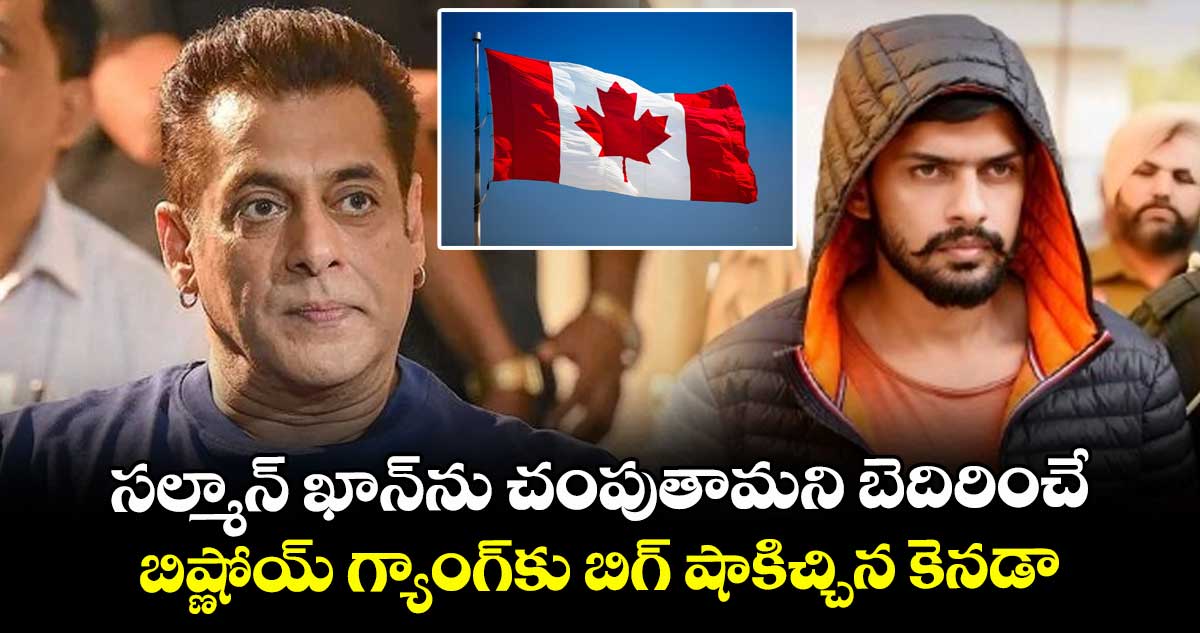 సల్మాన్ ఖాన్‎ను చంపుతామని బెదిరించే బిష్ణోయ్ గ్యాంగ్‎కు బిగ్ షాకిచ్చిన కెనడా