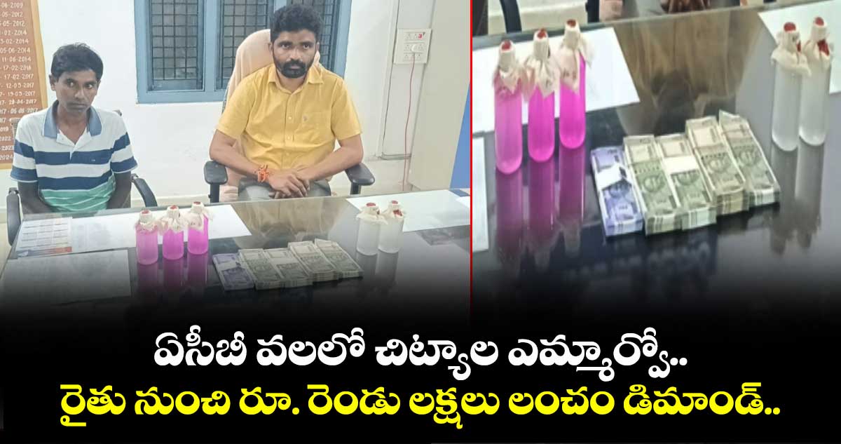 ఏసీబీ వలలో చిట్యాల ఎమ్మార్వో.. రైతు నుంచి రూ. రెండు లక్షలు లంచం డిమాండ్..