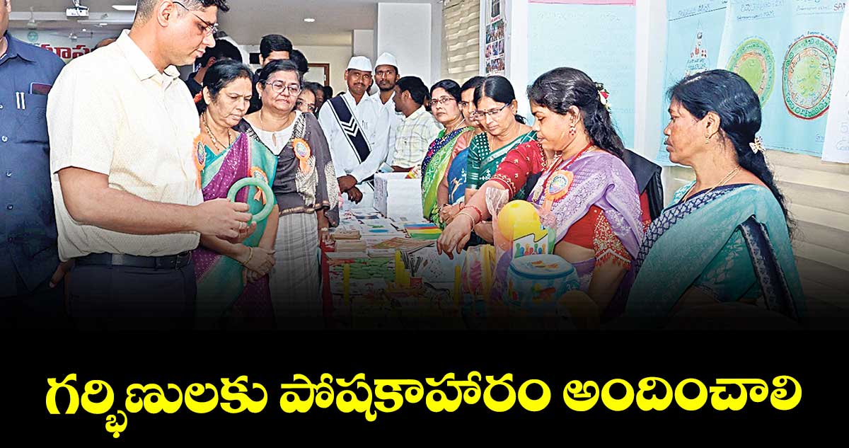 గర్భిణులకు పోషకాహారం అందించాలి : కలెక్టర్ ఆశిష్ సంగ్వాన్