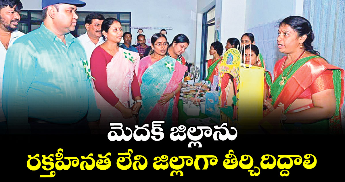 మెదక్ జిల్లాను రక్తహీనత లేని జిల్లాగా తీర్చిదిద్దాలి : కలెక్టర్ రాహుల్ రాజ్