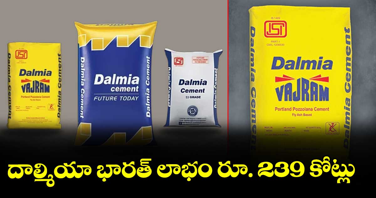 దాల్మియా భారత్ లాభం రూ. 239 కోట్లు