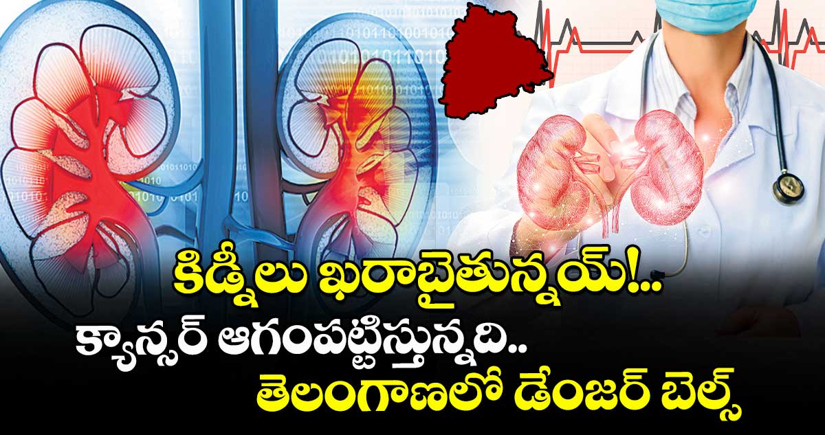 కిడ్నీలు ఖరాబైతున్నయ్!..క్యాన్సర్ ఆగంపట్టిస్తున్నది.. తెలంగాణలో డేంజర్ బెల్స్