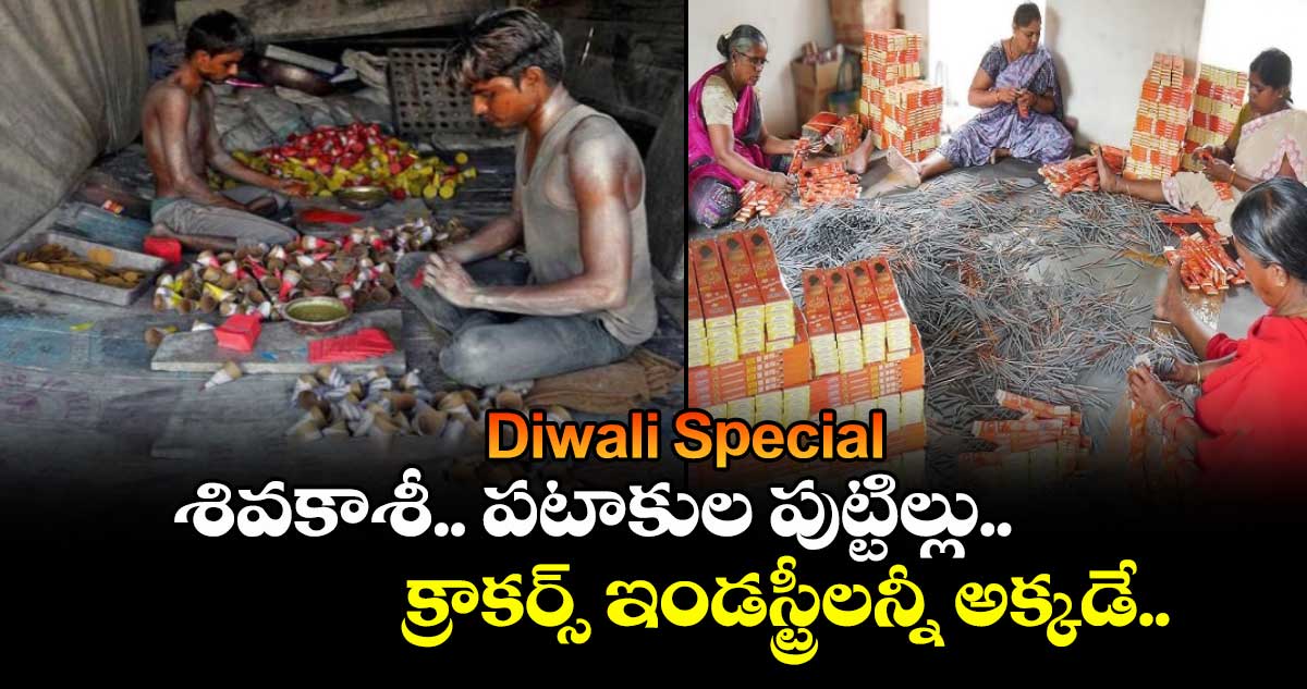 Diwali Special : శివకాశీ.. పటాకుల పుట్టిల్లు.. క్రాకర్స్ ఇండస్ట్రీలన్నీ అక్కడే..