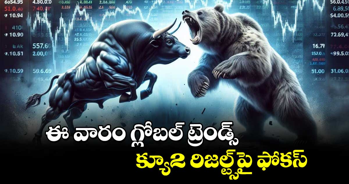 ఈ వారం గ్లోబల్ ట్రెండ్స్, క్యూ2 రిజల్ట్స్పై ఫోకస్