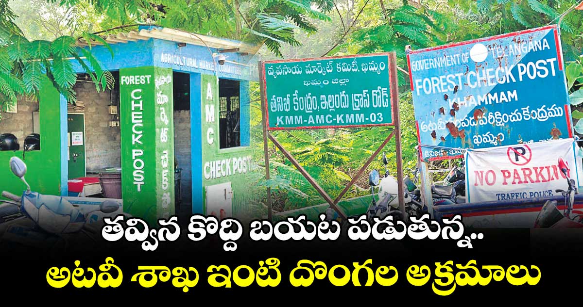 తవ్విన కొద్ది బయట పడుతున్న..అటవీ శాఖ ఇంటి దొంగల అక్రమాలు