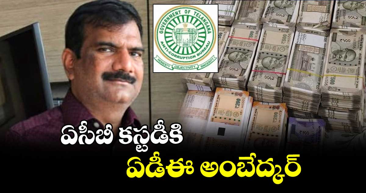 ఏసీబీ కస్టడీకి ఏడీఈ అంబేద్కర్
