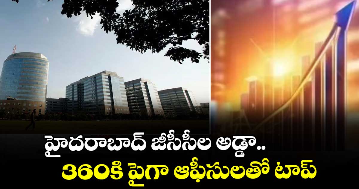 హైదరాబాద్ జీసీసీల అడ్డా.. 360కి పైగా ఆఫీసులతో టాప్