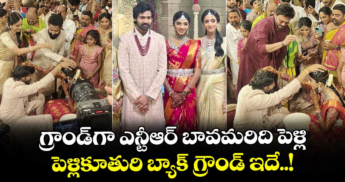 Narne Nithin: గ్రాండ్⁬గా ఎన్టీఆర్ బావమరిది, హీరో నితిన్ వివాహ వేడుక.. పెళ్లికూతురి బ్యాక్‌ గ్రౌండ్‌ ఇదే..!