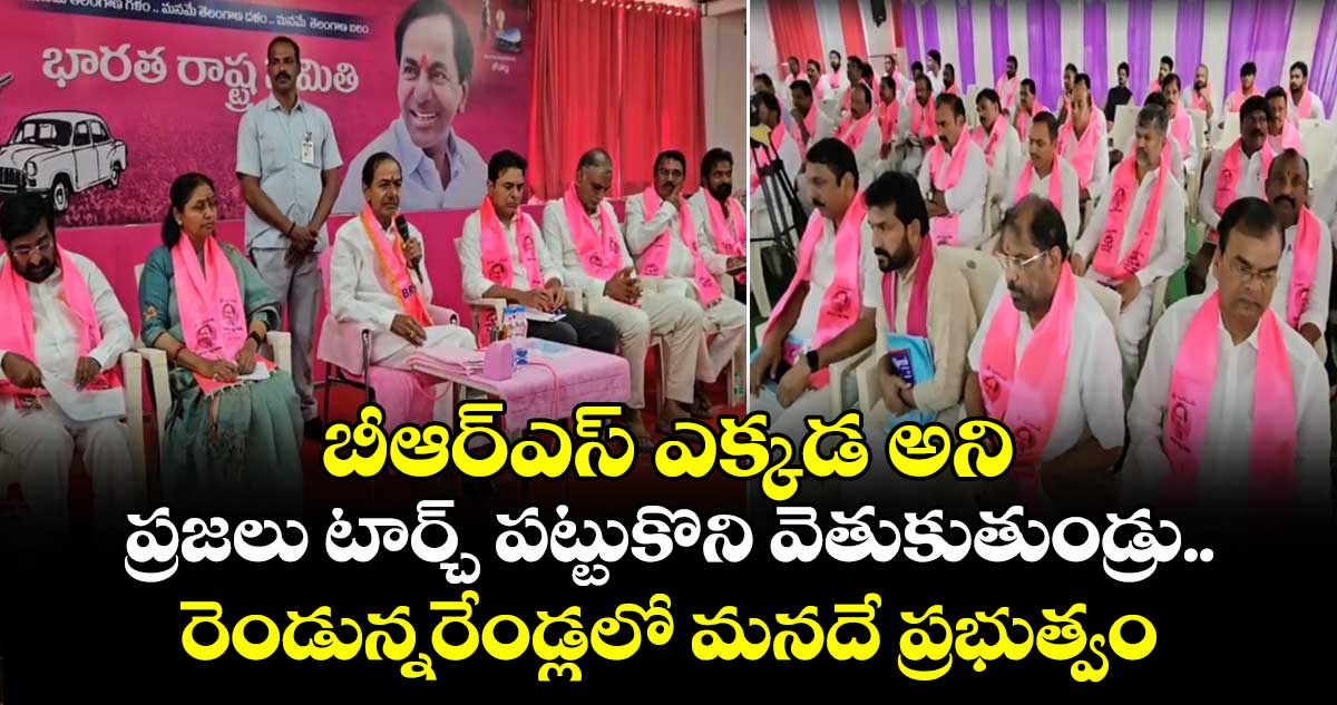 బీఆర్ఎస్ ఎక్కడ అని ప్రజలు టార్చ్ పట్టుకొని వెతుకుతుండ్రు: కేసీఆర్