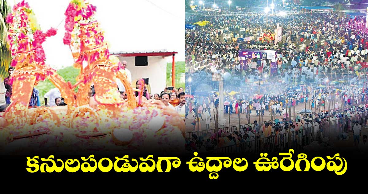 కనులపండువగా ఉద్దాల ఊరేగింపు