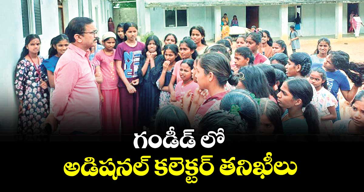 గండీడ్ లో అడిషనల్ కలెక్టర్ తనిఖీలు