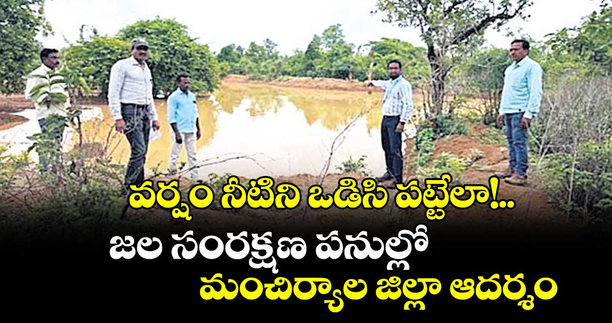 వర్షం నీటిని ఒడిసి పట్టేలా!.. జల సంరక్షణ పనుల్లో మంచిర్యాల జిల్లా ఆదర్శం 