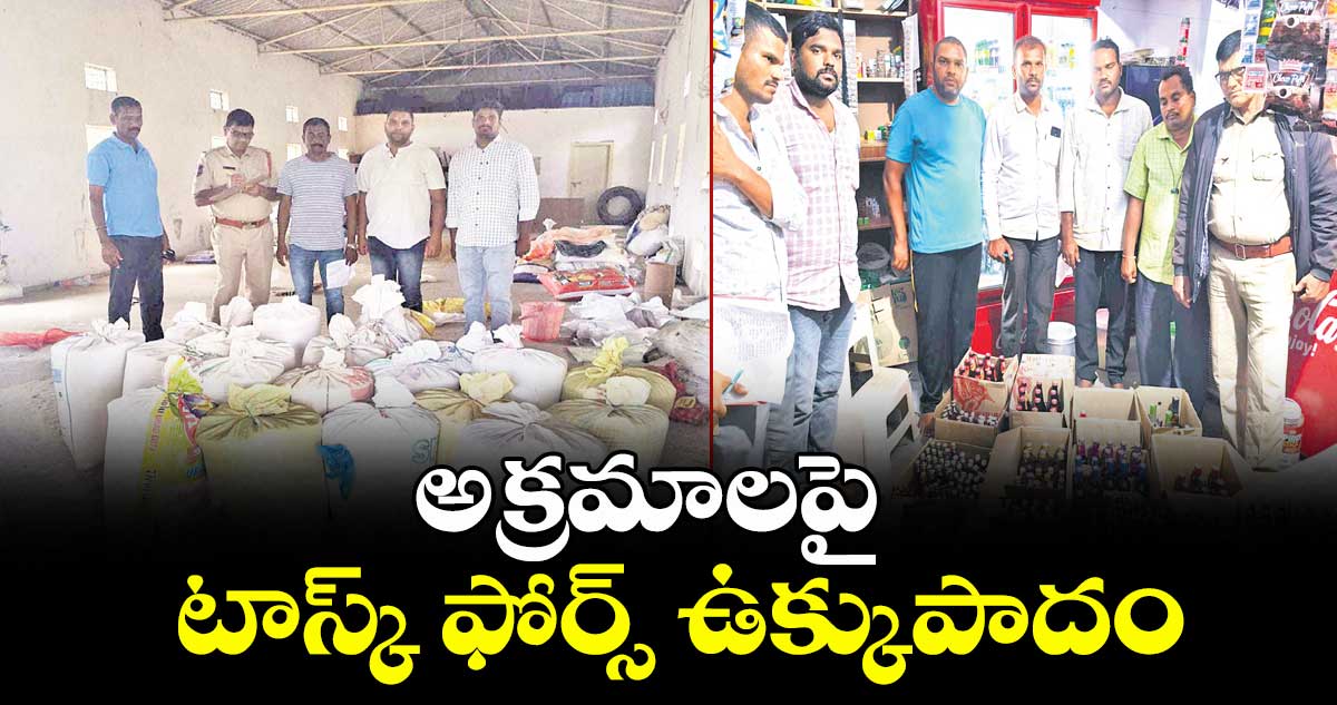 అక్రమాలపై  టాస్క్ ఫోర్స్ ఉక్కుపాదం