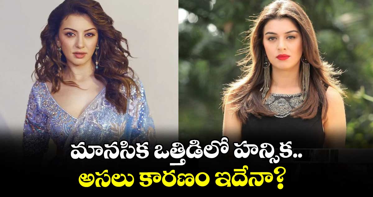 Hansika Motwani: మానసిక ఒత్తిడిలో హన్సిక..  అసలు కారణం ఇదేనా? 