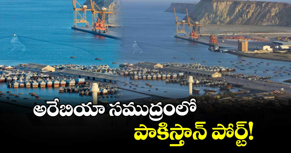 అరేబియా సముద్రంలో  పాకిస్తాన్‌‌ పోర్ట్!