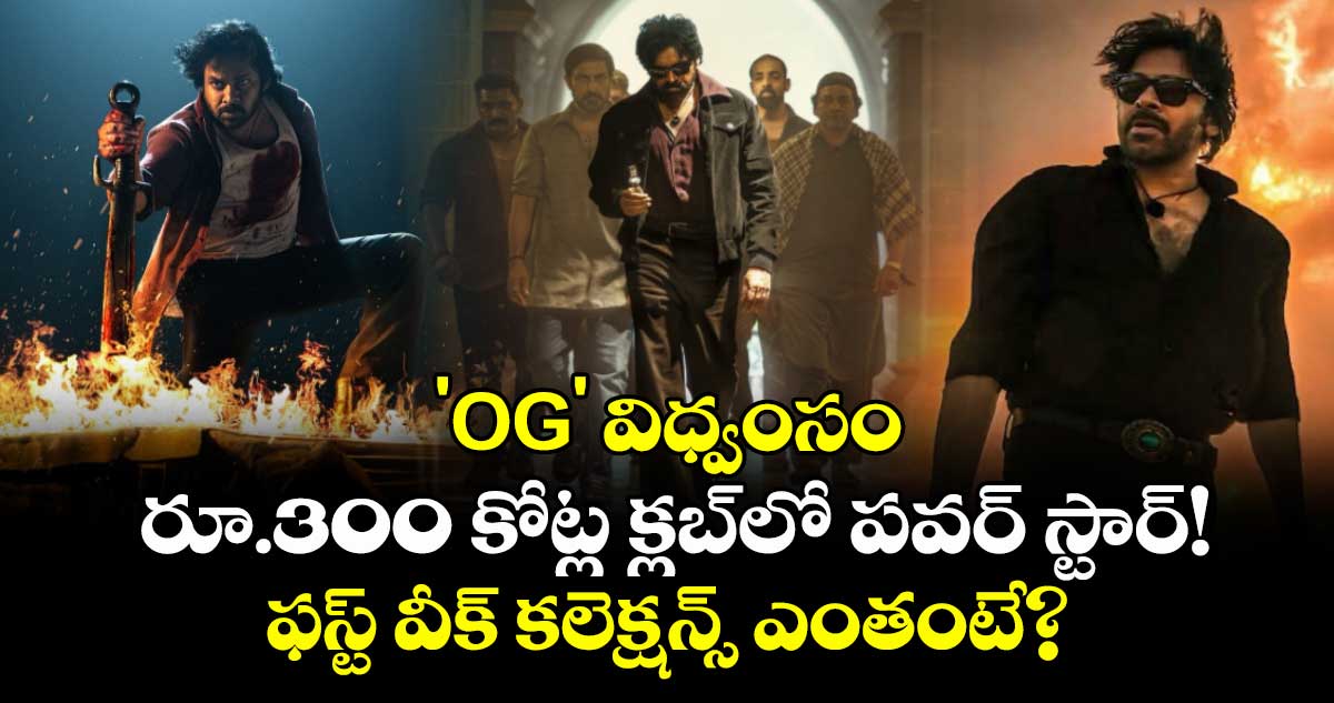 Pawan Kalyan: 'OG' విధ్వంసం: రూ.300 కోట్ల క్లబ్‌లో పవర్ స్టార్! ఫస్ట్ వీక్ కలెక్షన్స్ ఎంతంటే?