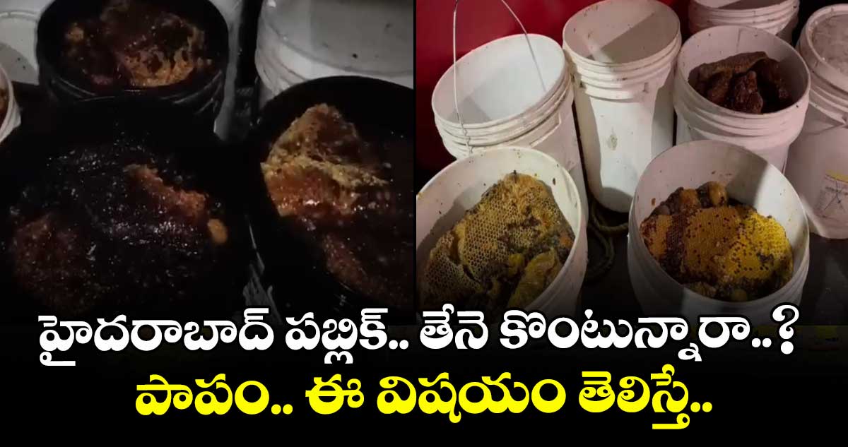 హైదరాబాద్ పబ్లిక్.. తేనె కొంటున్నారా..? పాపం.. ఈ విషయం తెలిస్తే..