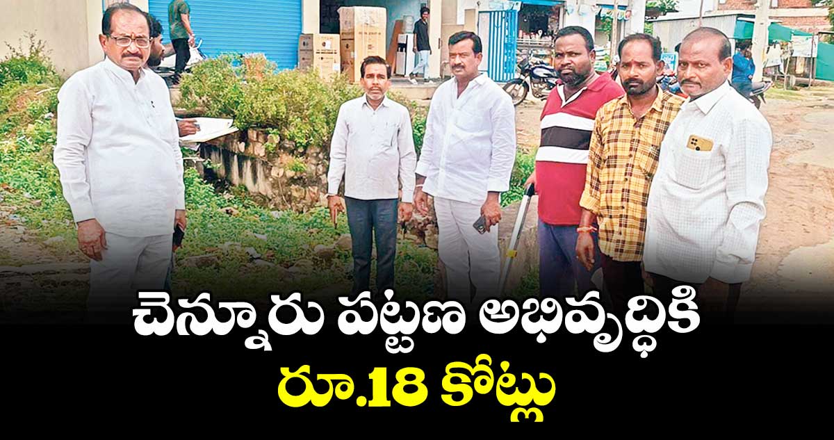 చెన్నూరు పట్టణ అభివృద్ధికి రూ.18 కోట్లు :  హేమంత్రెడ్డి