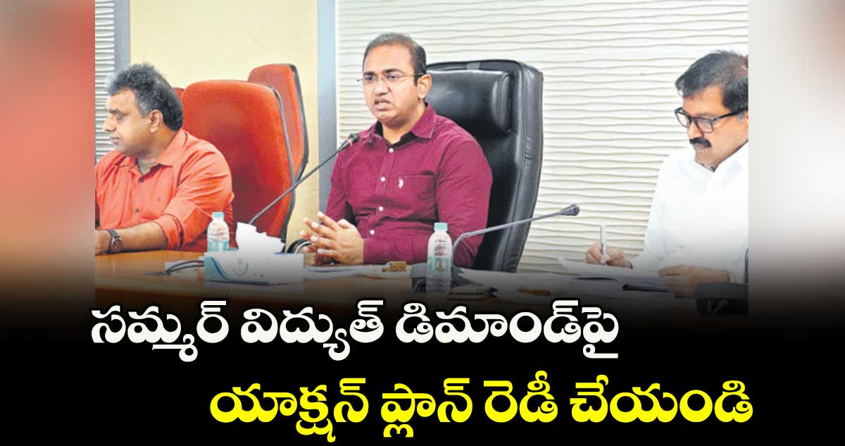 సమ్మర్ విద్యుత్ డిమాండ్‌పై యాక్షన్ ప్లాన్ రెడీ చేయండి