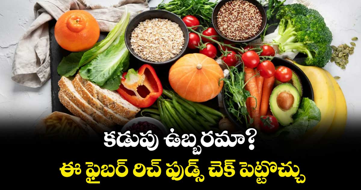 health tips..కడుపు ఉబ్బరమా?.. ఈ ఫైబర్ రిచ్ ఫుడ్స్ చెక్ పెట్టొచ్చు