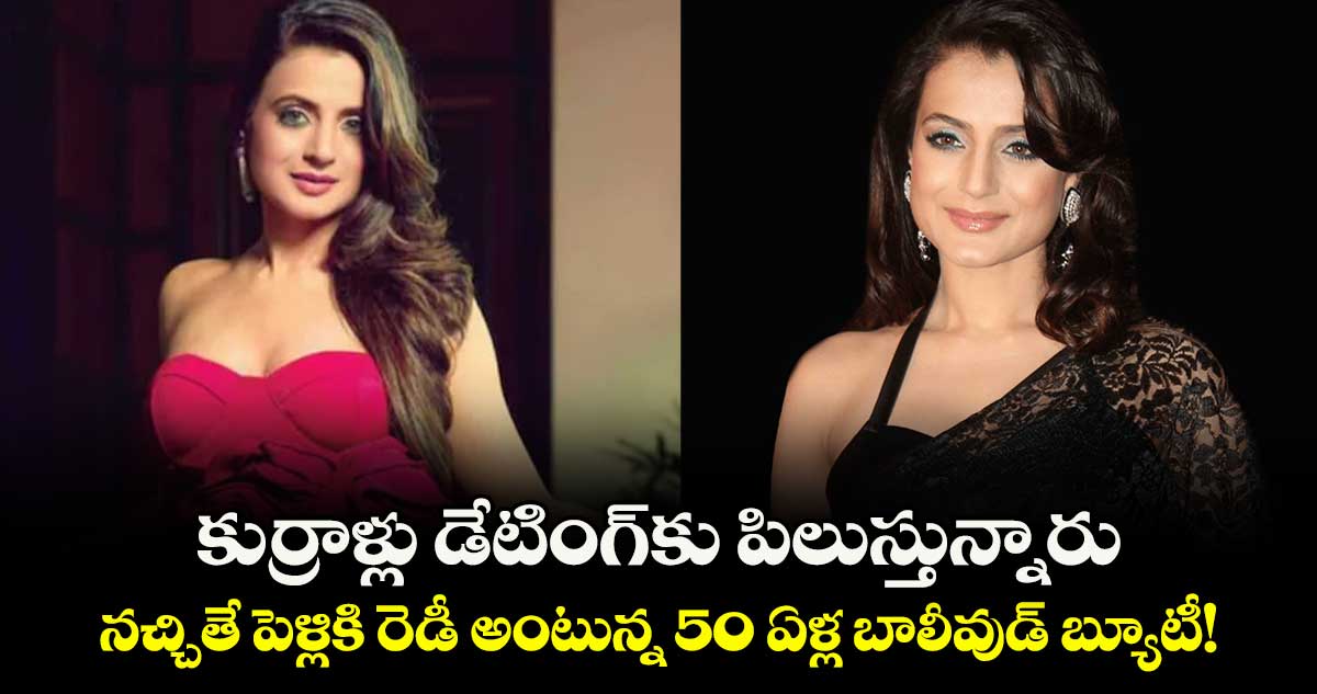 Ameesha Patel: కుర్రాళ్లు డేటింగ్‌కు పిలుస్తున్నారు.. నచ్చితే పెళ్లికి రెడీ అంటున్న 50 ఏళ్ల బాలీవుడ్ బ్యూటీ!