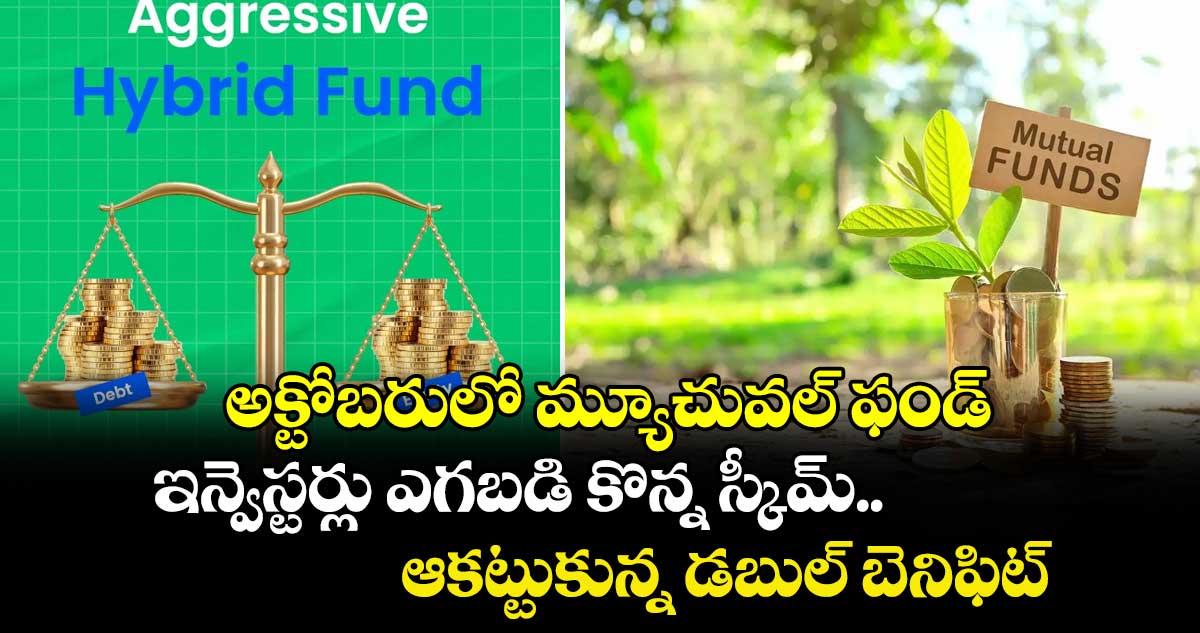 అక్టోబరులో మ్యూచువల్ ఫండ్ ఇన్వెస్టర్లు ఎగబడి కొన్న స్కీమ్.. ఆకట్టుకున్న డబుల్ బెనిఫిట్