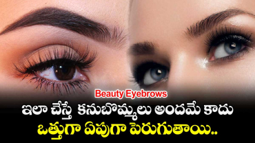 Beauty Eyebrows: ఇలా చేస్తే  కనుబొమ్మలు అందమే కాదు... ఒత్తుగా ఏపుగా పెరుగుతాయి.. 