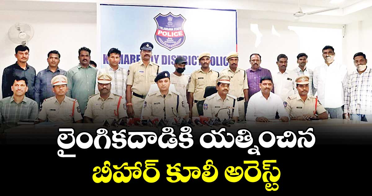 లైంగికదాడికి యత్నించిన బీహార్ కూలీ అరెస్ట్