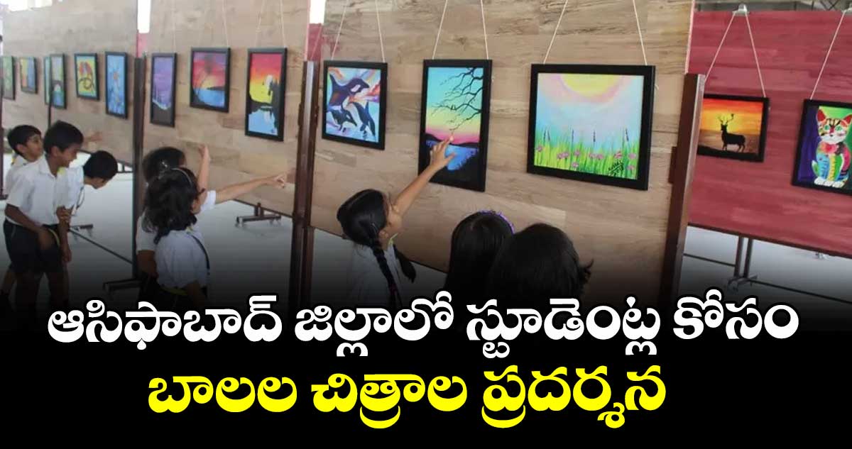 ఆసిఫాబాద్ జిల్లాలో స్టూడెంట్ల కోసం బాలల చిత్రాల ప్రదర్శన : కలెక్టర్ వెంకటేశ్ ధోత్రే