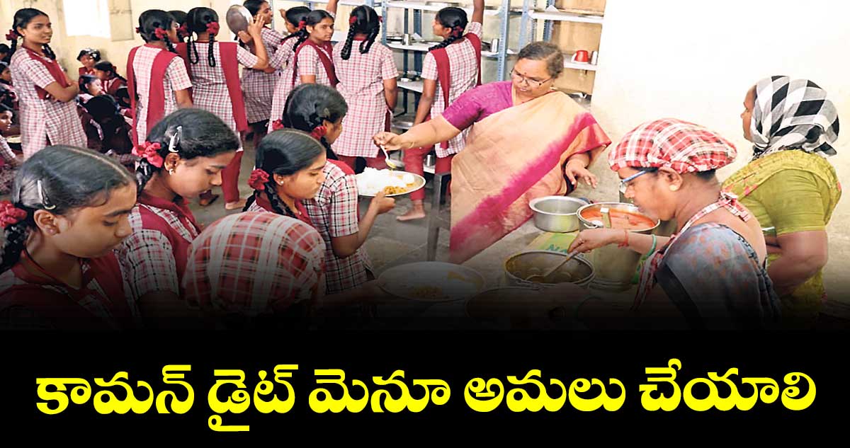 కామన్ డైట్ మెనూ అమలు చేయాలి : కలెక్టర్ హైమావతి 