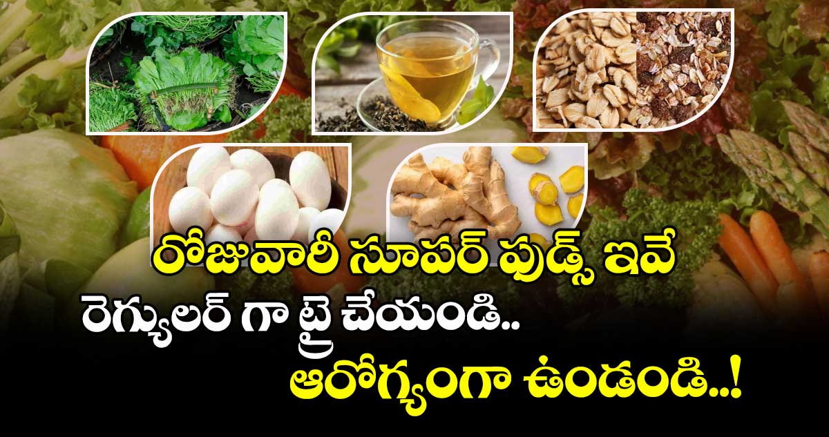 Weekend Special : రోజువారీ సూపర్ ఫుడ్స్ ఇవే.. రెగ్యులర్ గా ట్రై చేయండి.. ఆరోగ్యంగా ఉండండి..!