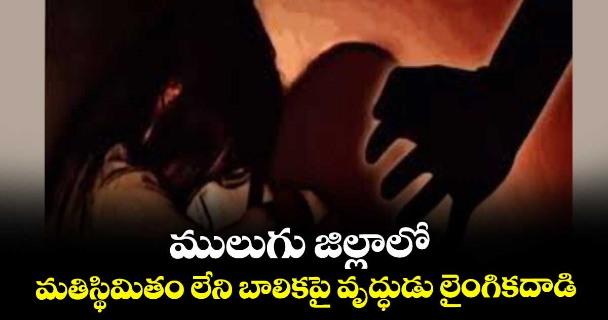 ములుగు జిల్లాలో  మతిస్థిమితం లేని బాలికపై వృద్ధుడు లైంగికదాడి