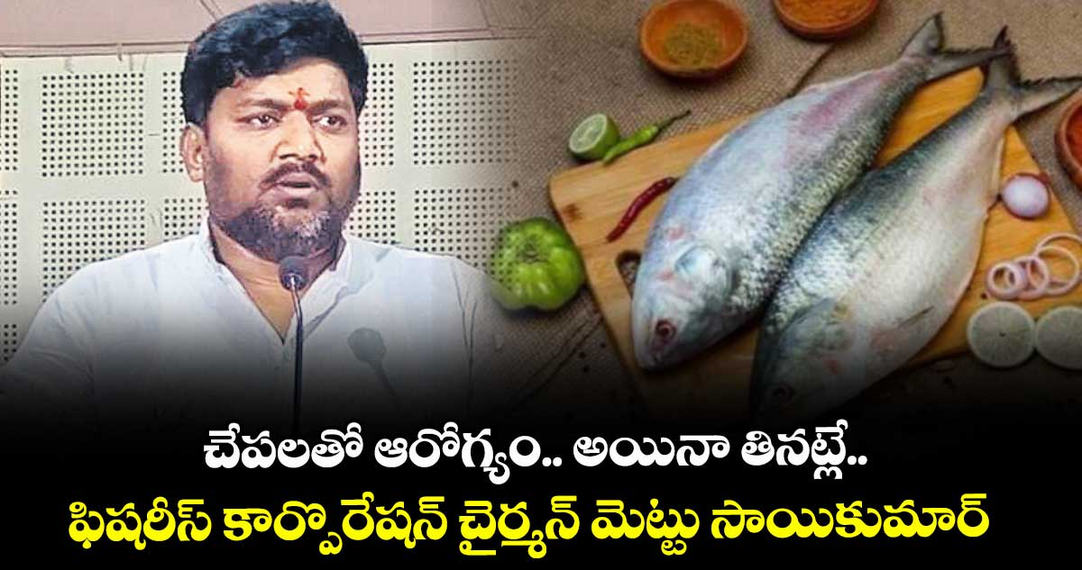 చేపలతో ఆరోగ్యం.. అయినా తినట్లే.. ఫిషరీస్‌‌‌‌ కార్పొరేషన్‌‌‌‌ చైర్మన్‌‌‌‌ మెట్టు సాయికుమార్‌‌‌