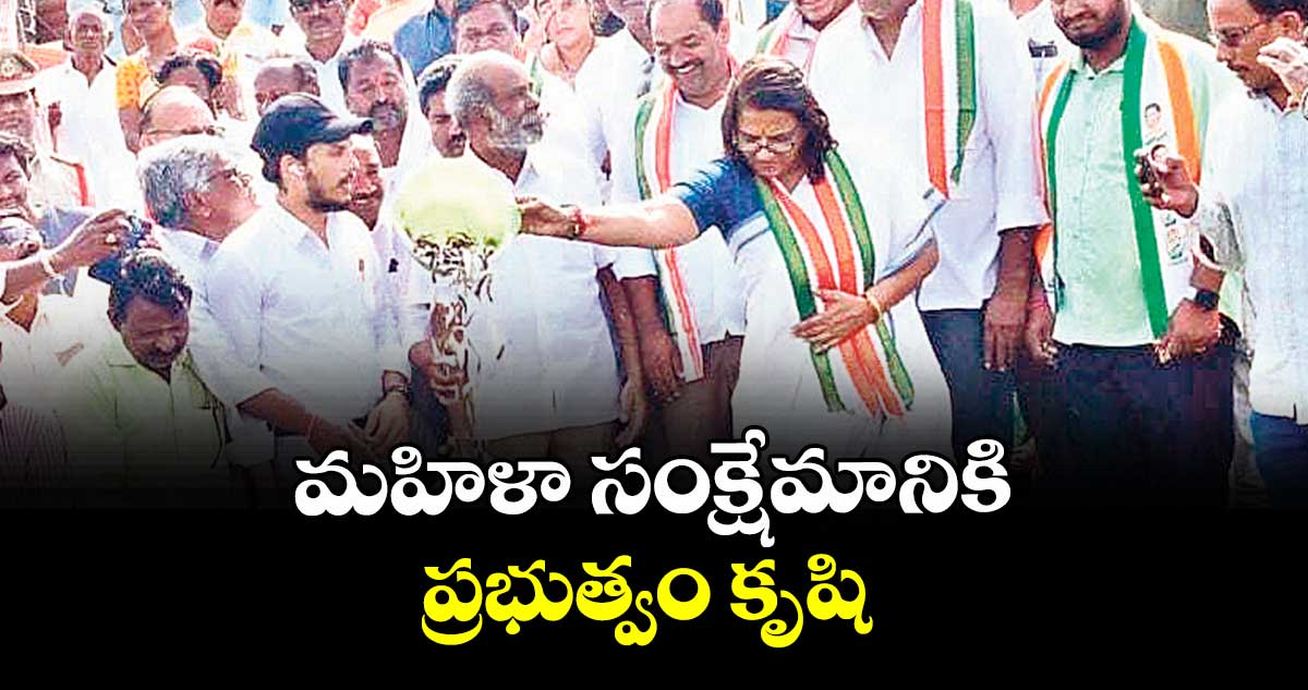 మహిళా సంక్షేమానికి ప్రభుత్వం కృషి 