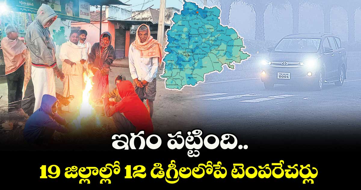 ఇగం పట్టింది.. 19 జిల్లాల్లో 12 డిగ్రీలలోపే టెంపరేచర్లు 
