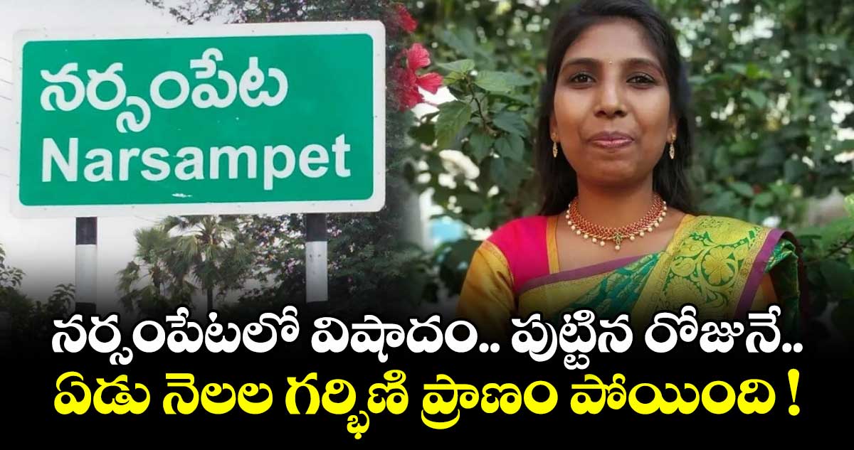 నర్సంపేటలో విషాదం.. పుట్టిన రోజునే.. ఏడు నెలల గర్భిణి ప్రాణం పోయింది !