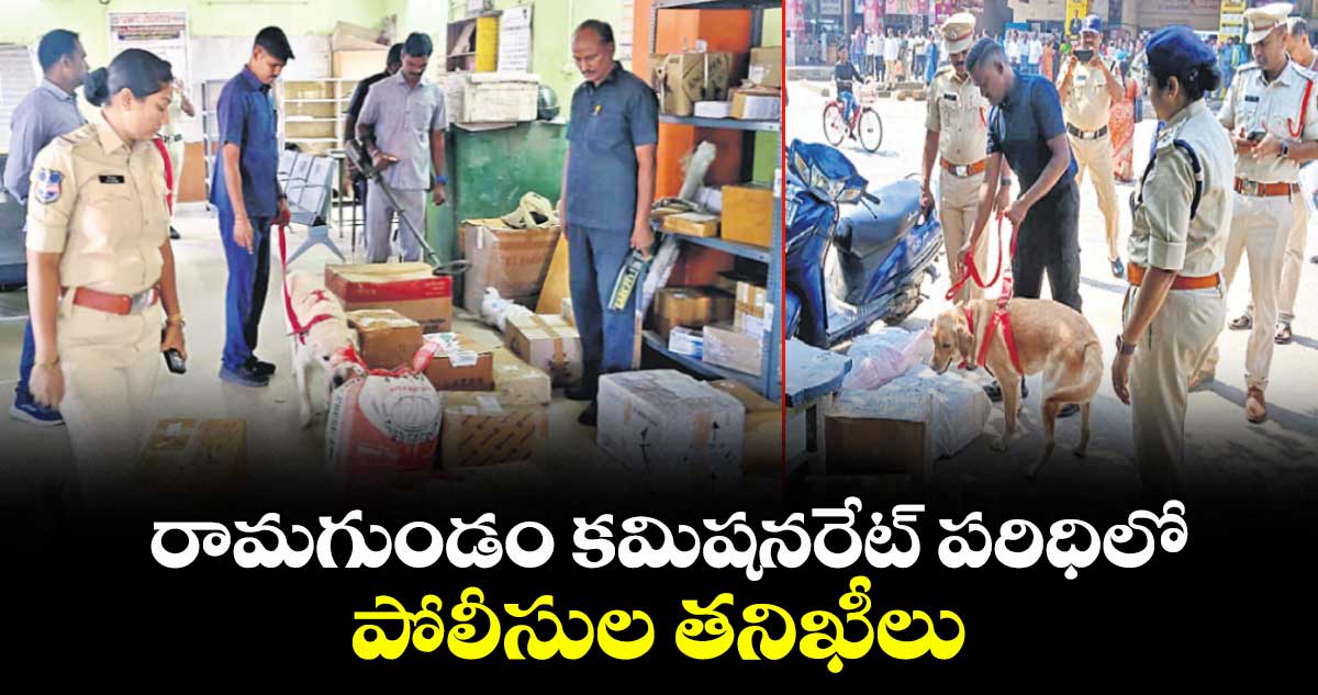  రామగుండం కమిషనరేట్ పరిధిలో పోలీసుల తనిఖీలు