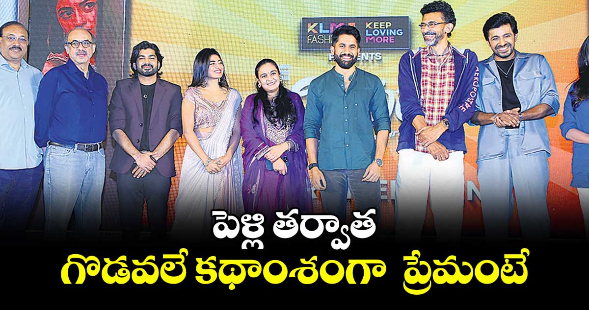 పెళ్లి తర్వాత గొడవలే కథాంశంగా  ప్రేమంటే