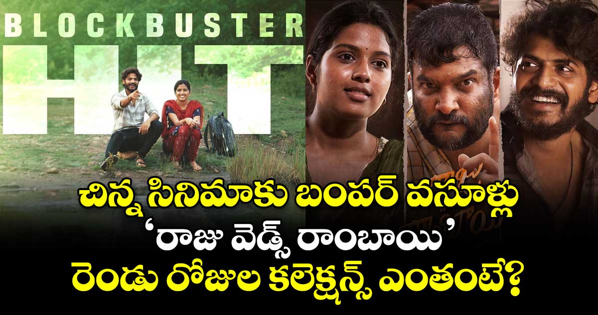 Raju Weds Rambai Box Office: చిన్న సినిమాకు బంపర్ వసూళ్లు.. 'రాజు వెడ్స్ రాంబాయి' రెండు రోజుల కలెక్షన్స్ ఎంతంటే?