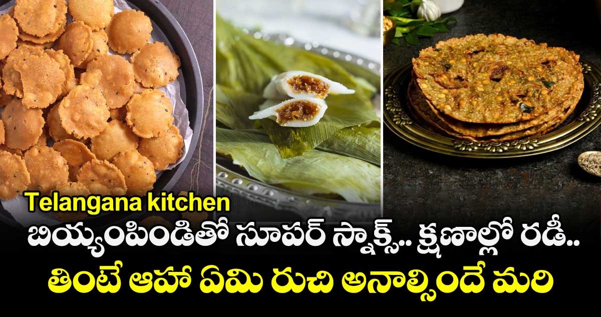 Telangana kitchen: బియ్యంపిండితో సూపర్ స్నాక్స్.. క్షణాల్లో రడీ.. తింటే ఆహా ఏమి రుచి అనాల్సిందే మరి