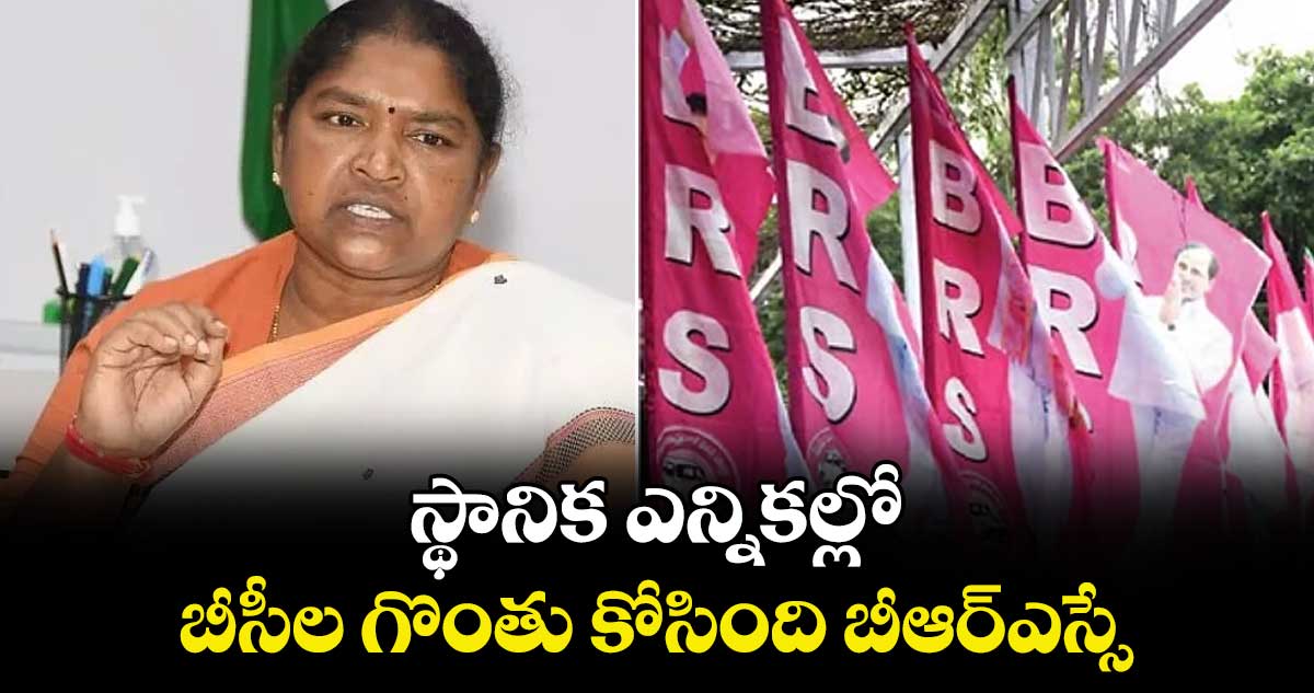 స్థానిక ఎన్నికల్లో బీసీల గొంతు కోసింది బీఆర్‌‌‌‌‌‌‌‌ఎస్సే : మంత్రి సీతక్క
