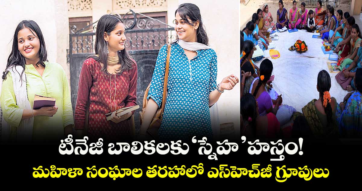 టీనేజీ బాలికలకు ‘స్నేహ’హస్తం! మహిళా సంఘాల తరహాలో ఎస్‌‌⁭హెచ్‌⁭‌జీ గ్రూపులు